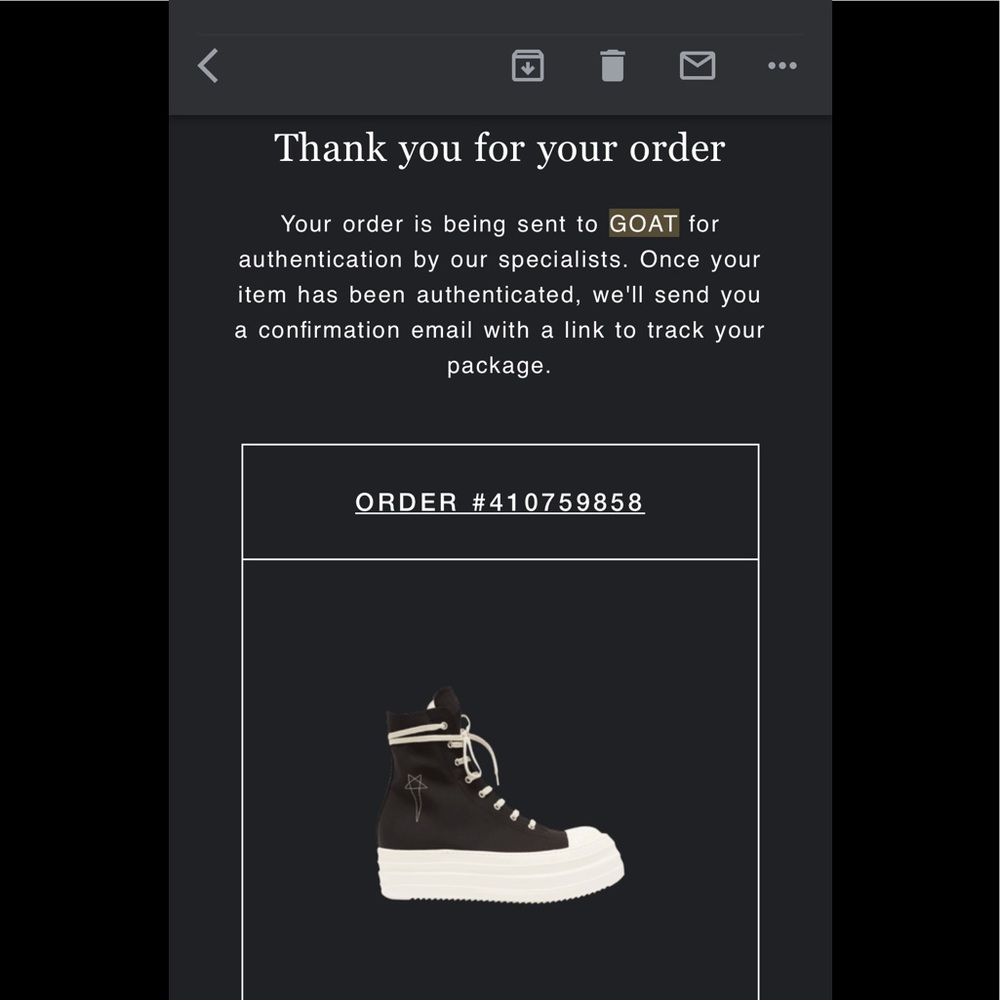 Rick owen platform sneakers